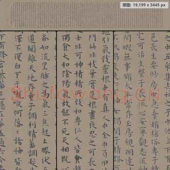 明代 王宠 临王羲之黄庭经 纸本