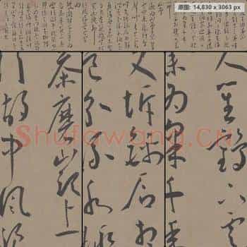 明代 王宠 杂诗 草书