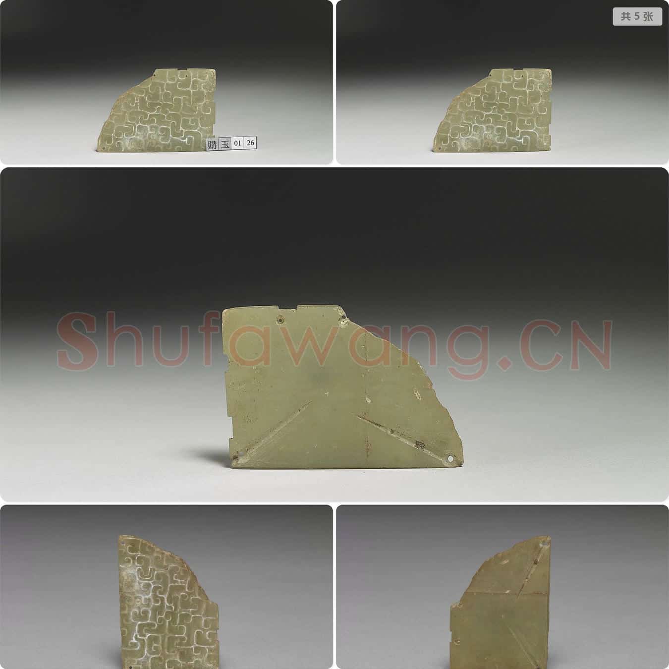 春秋中晚期 玉龙纹饰片