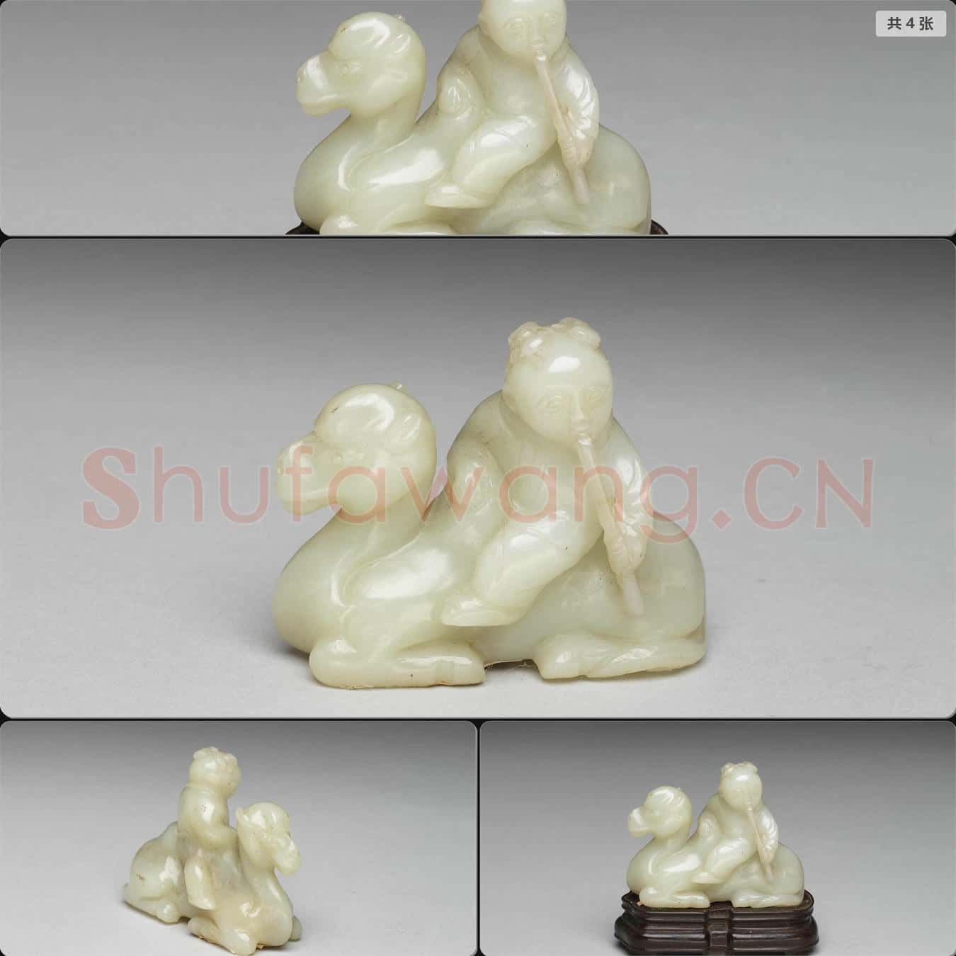 清 玉童子騎駱駝