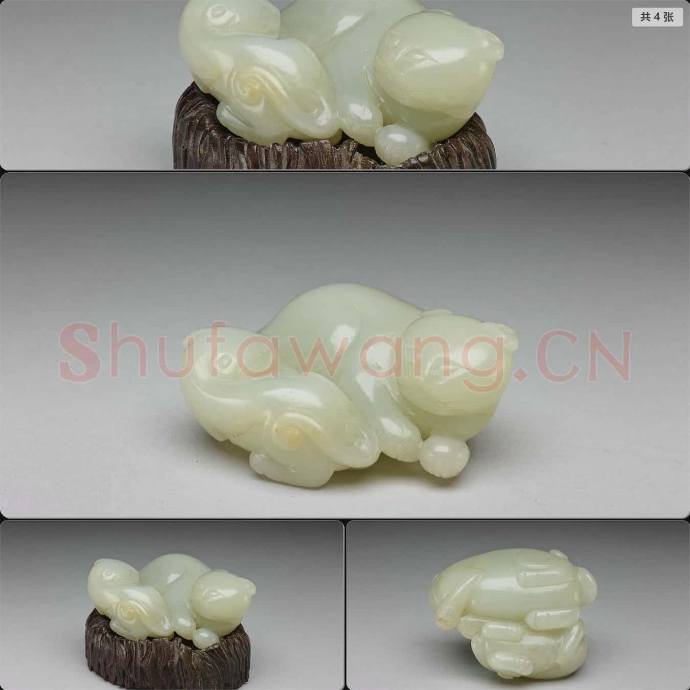 清 玉子母貓