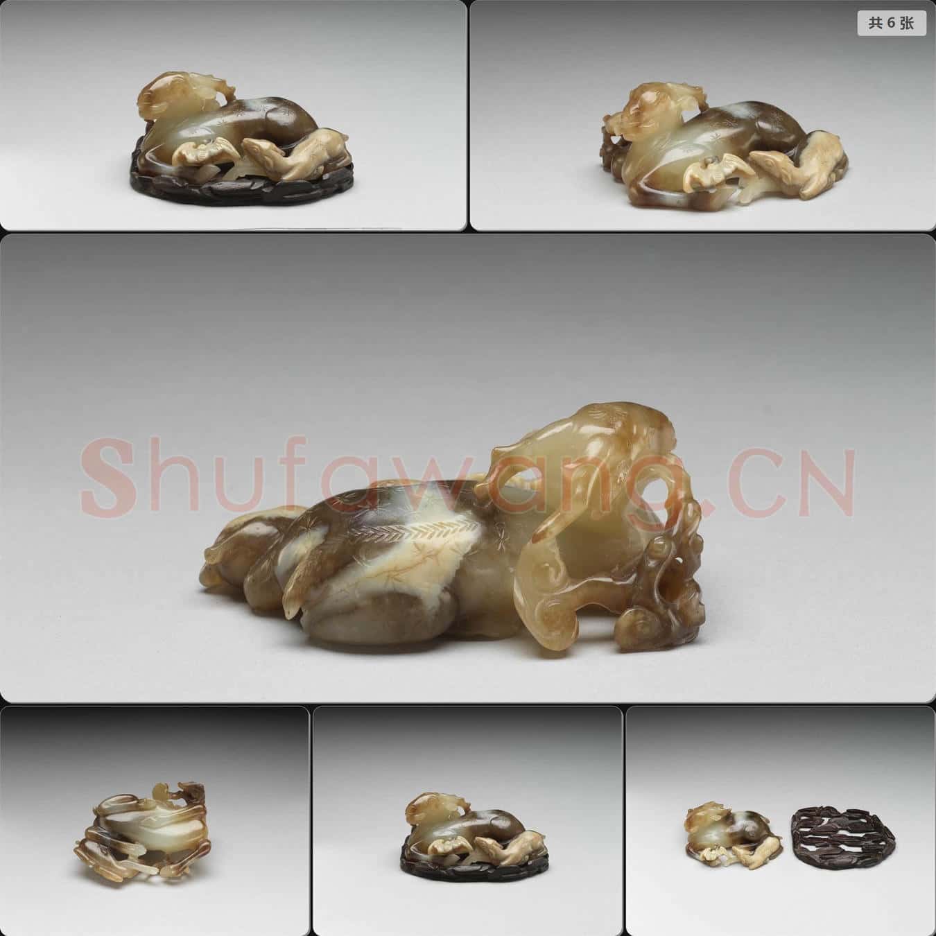 清 玉子母羊
