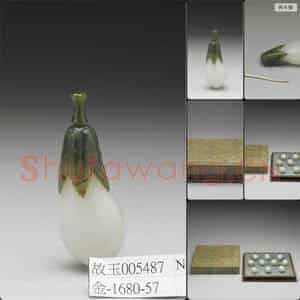 清 玉茄式鼻烟壶