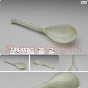 时代待订 玉叶纹长柄勺