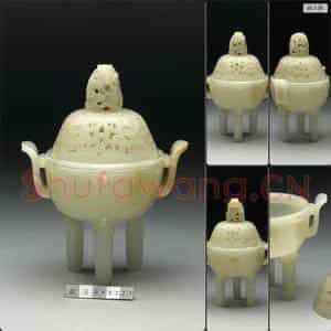 清 玉龙纹炉