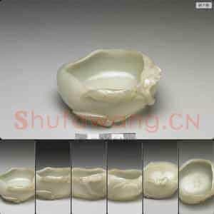 清 玉桃式洗