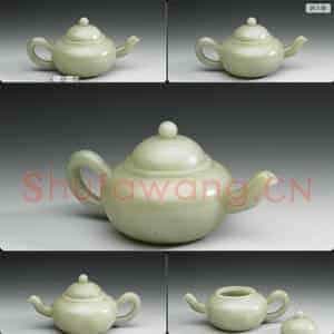 清 玉茶壶