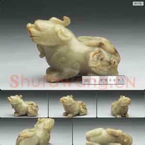 明 玉独角端