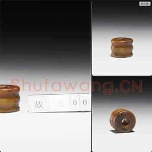凌家滩文化 弦纹玉管