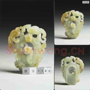 明晚期至清早期 玉韘形佩