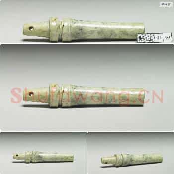 后石家河文化 玉圆柱形饰