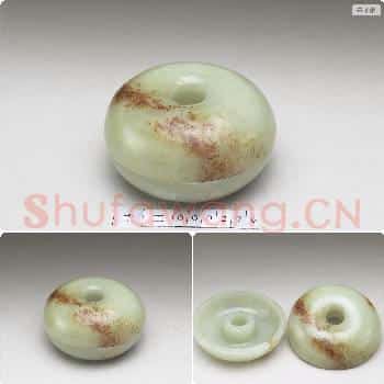 清 玉璧形盒