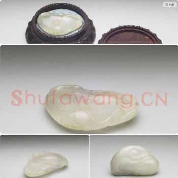清 玉荷叶水盛