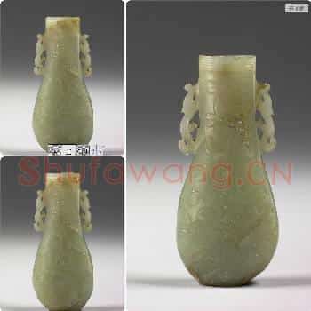 清 玉雕花瓶