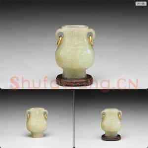 清 玉饕餮纹小尊