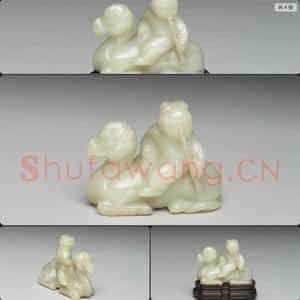 清 玉童子骑骆驼