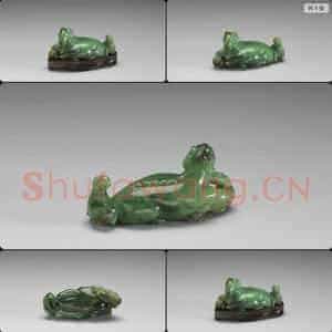 清 玉三羊