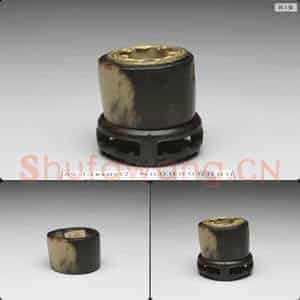 新石器时代晚期至商 玉圆筒