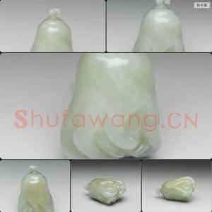 清 玉佛手鼻烟壶