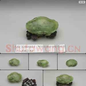 清 玉荷叶洗