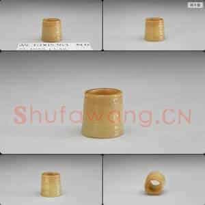 新石器时代晚期至商 玉管(纹饰补琢并修改窄端口径)