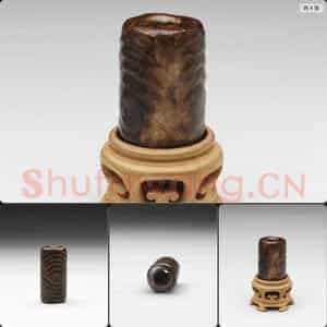 新石器时代晚期 玉管
