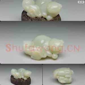 清 玉子母猫
