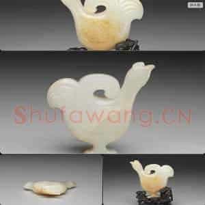 清 白玉雄鸡