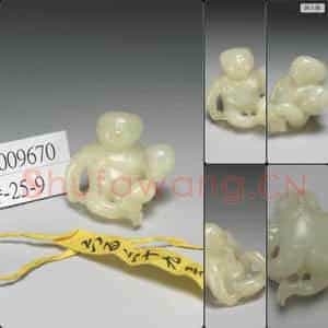 清 玉童子击鼓