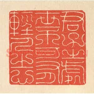 清代 吴兆杰篆刻印谱《君子之处世,不可有轻人之心》图片欣赏