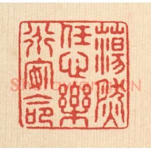 清代 姚鼐篆刻印谱《蕩然任心,乐道安命》图片欣赏