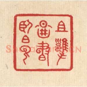 清代 汪启淑篆刻印谱《且拥图书卧白云》图片欣赏