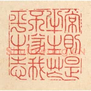 清代 沈臯篆刻印谱《常则是半生忙,不遂我平生志》图片欣赏