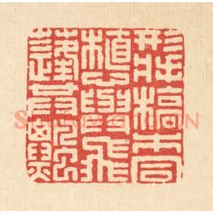 清代 陈孝梅篆刻印谱《形将槁木同植,心与飞蓬共飘》图片欣赏