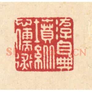 清代 戴啓伟篆刻印谱《游目典坟,纵心儒术》图片欣赏