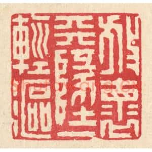清代 陈伯锺篆刻印谱《放怀天地一轻沤》图片欣赏