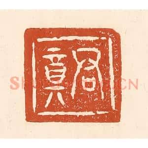 清代 李阳篆刻印谱《君竟》图片欣赏