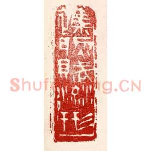 民国 王王孙篆刻印谱《杂然赋流形》图片欣赏
