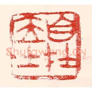 民国 王王孙篆刻印谱《自在居士》图片欣赏