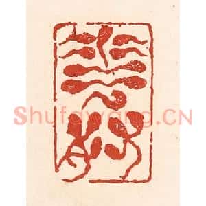 清代 陆廷槐篆刻印谱《花奴》图片欣赏