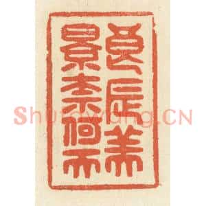清代 祝尧龄篆刻印谱《良辰美景奈何天》图片欣赏