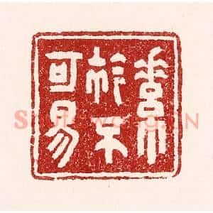 清代 吴苍雷篆刻印谱《素襟不可易》图片欣赏