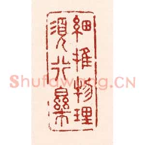 清代 吴苍雷篆刻印谱《细推物理须行乐》图片欣赏