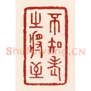 清代 吴苍雷篆刻印谱《不知老之将至》图片欣赏