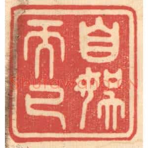 清代 赵锡绶篆刻印谱《自娱而已》图片欣赏