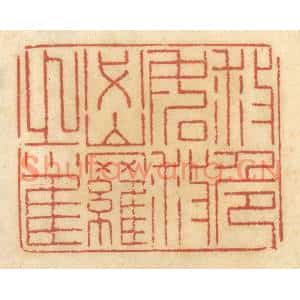 清代 谢恒篆刻印谱《救危如救密罗之雀》图片欣赏