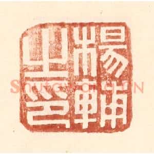 明代 王常篆刻印谱《杨辅之印》图片欣赏