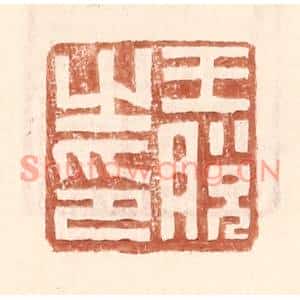 明代 王常篆刻印谱《王脱之印》图片欣赏