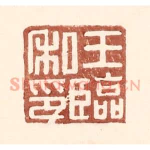 明代 王常篆刻印谱《王临私印》图片欣赏