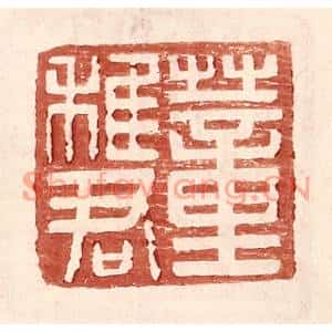 明代 王常篆刻印谱《董稚君》图片欣赏